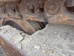 Undercarriage with Left Front Idler