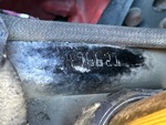 General Appearance with Frame Stamp Serial Number/VIN Photo