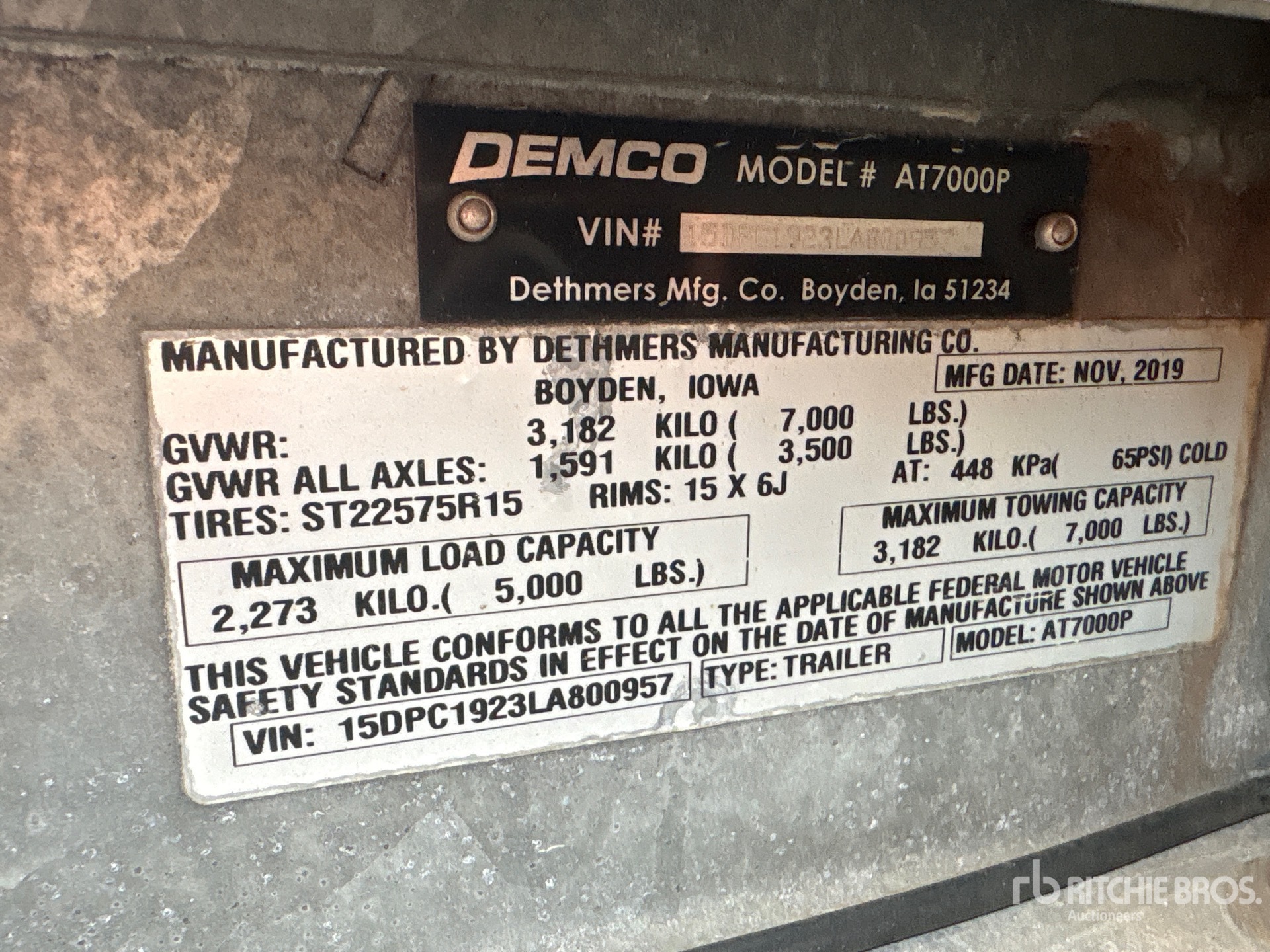 2020 Demco AT7000P