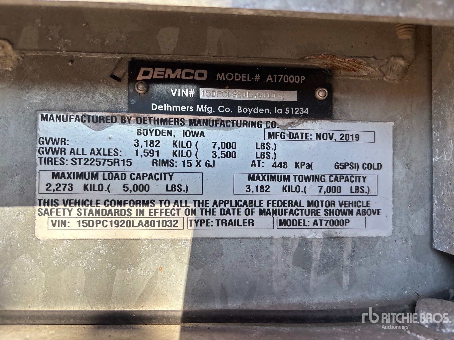 2020 Demco AT7000P