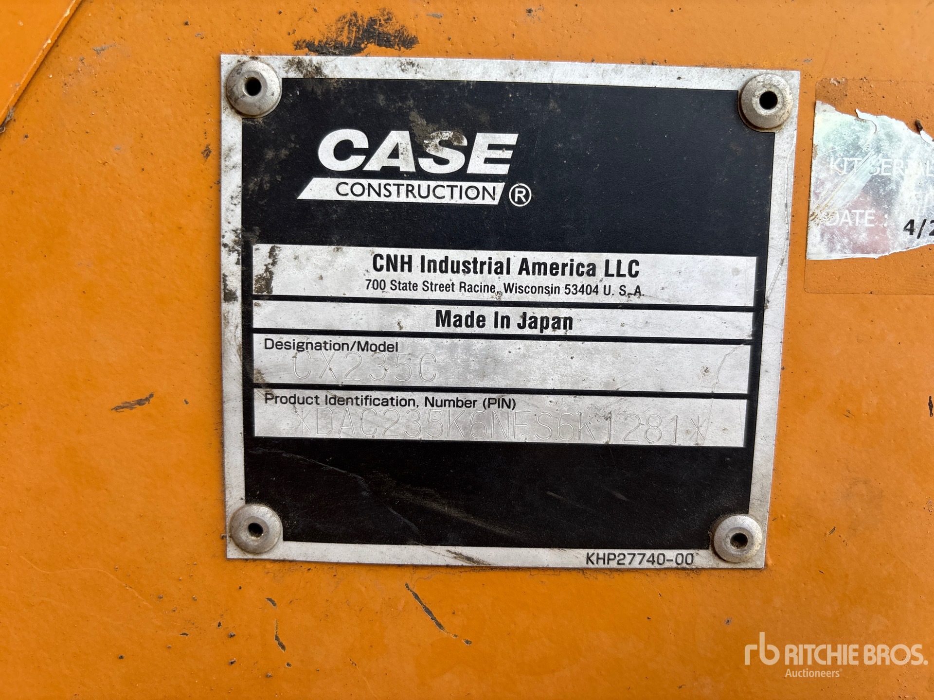 2015 Case CX235C