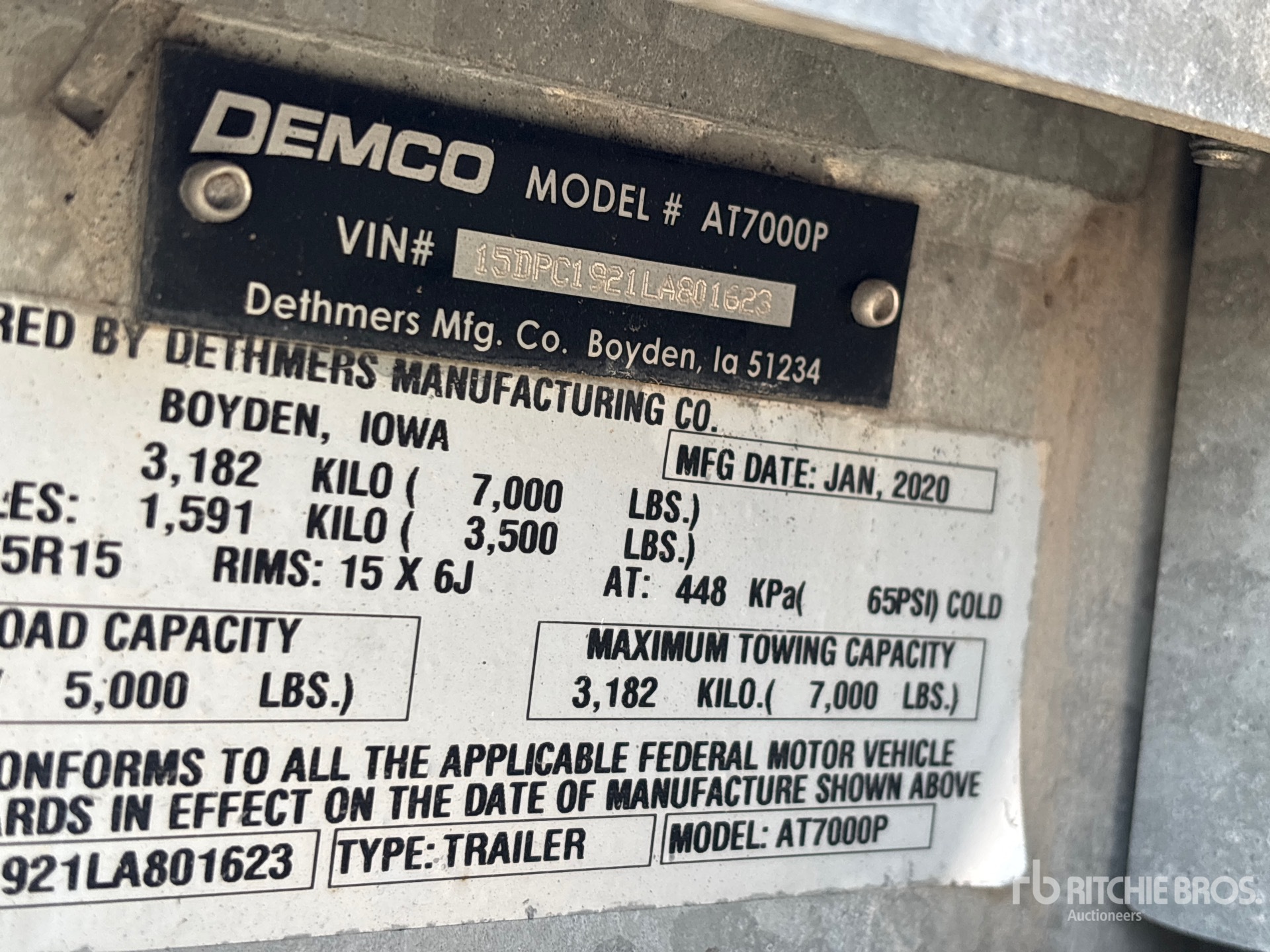 2020 Demco AT7000P