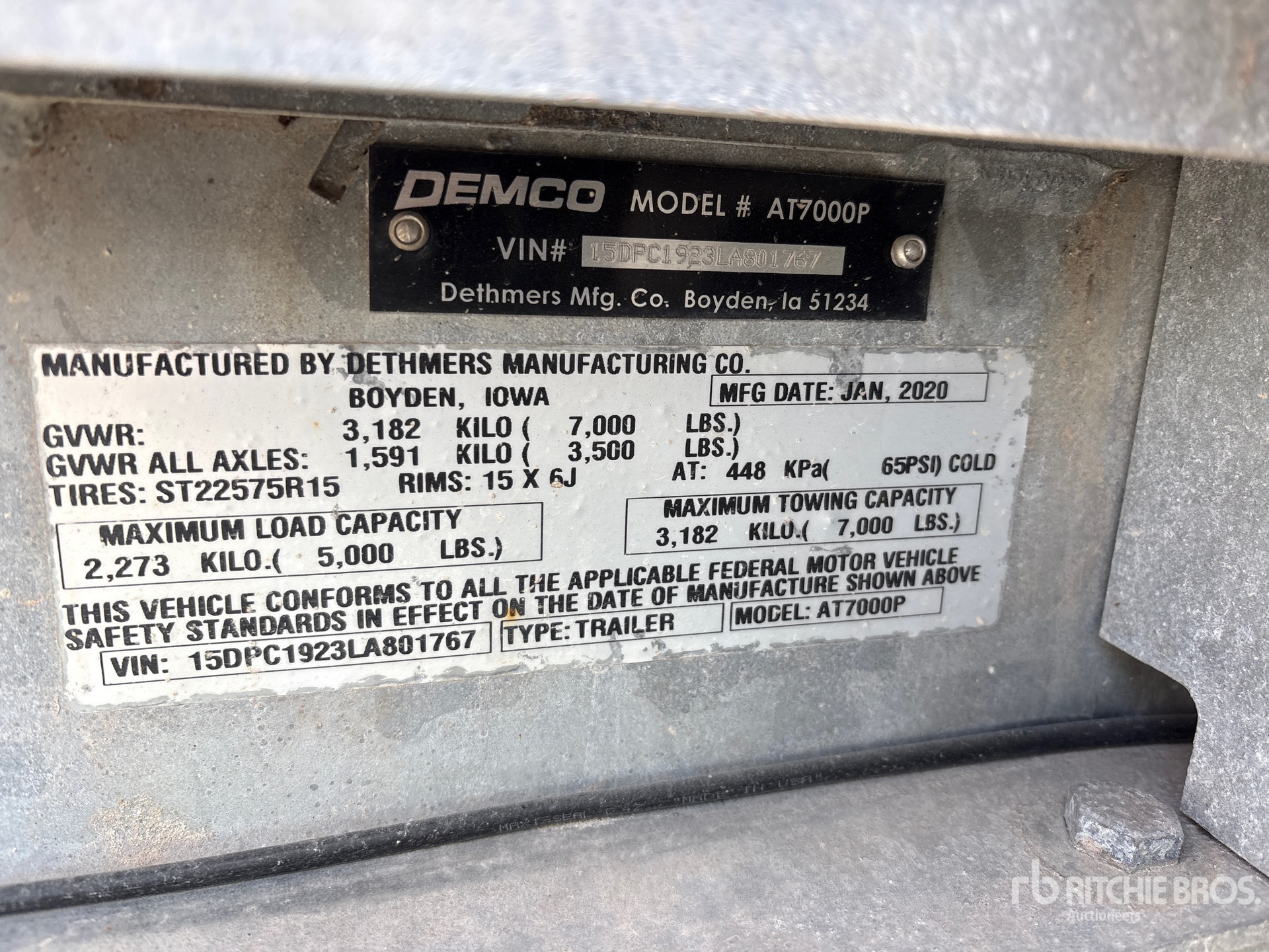 2020 Demco AT7000P