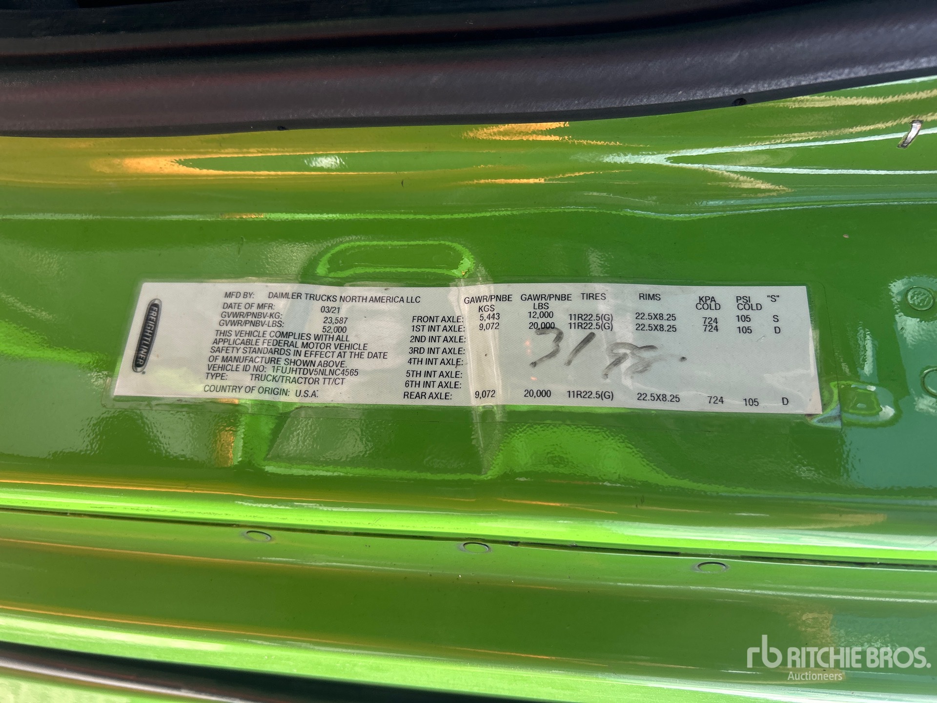 2022 Freightliner CASCADIA 116