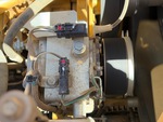 Engine with A/C Compressor