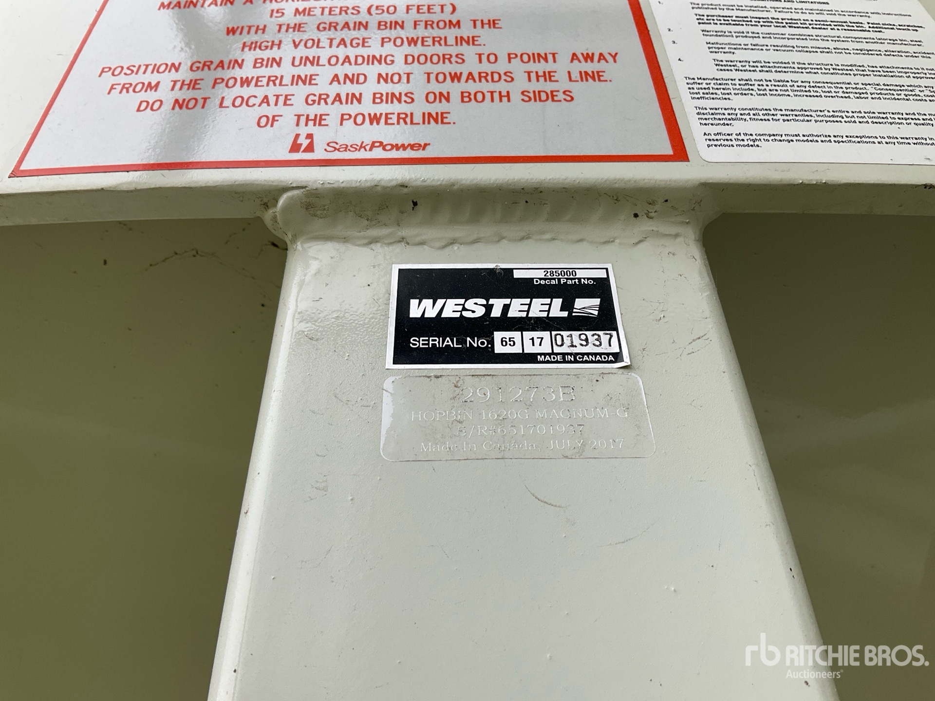 2017 Westeel 1620 MAGNUM-G