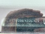 General Appearance with Frame Stamp Serial Number/VIN Photo