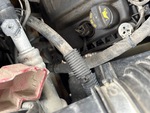 Engine with A/C Compressor