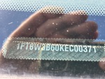 General Appearance with Frame Stamp Serial Number/VIN Photo