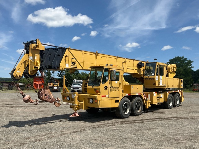 1989 (unverified) Grove TMS475 50 lb 8x4 Hydraulic Truck Crane