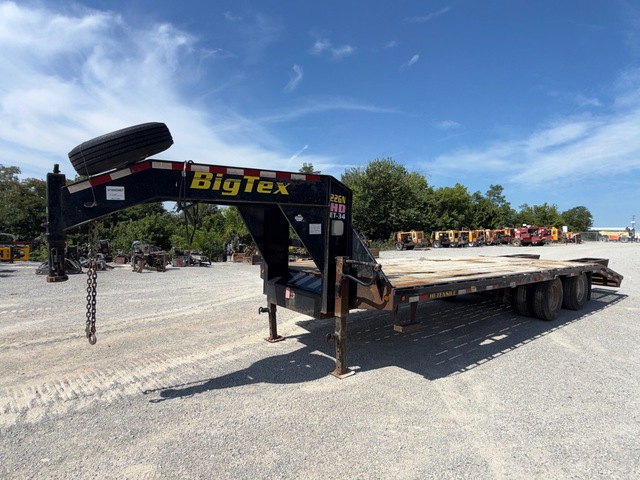 2015 Big Tex 22GN-20BK+5 25 ft T/A Gooseneck Equipment Trailer