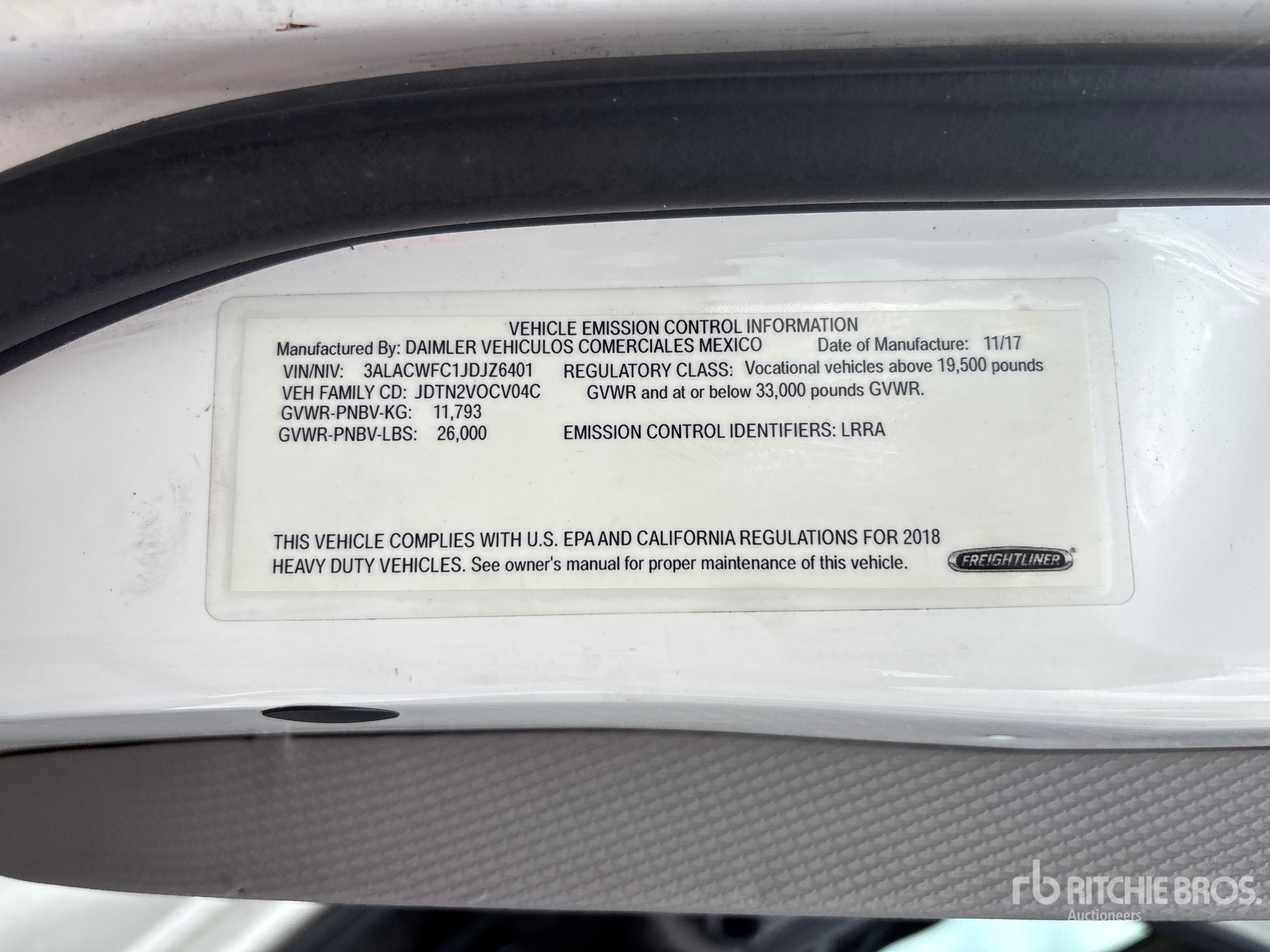 2018 Freightliner M2 106