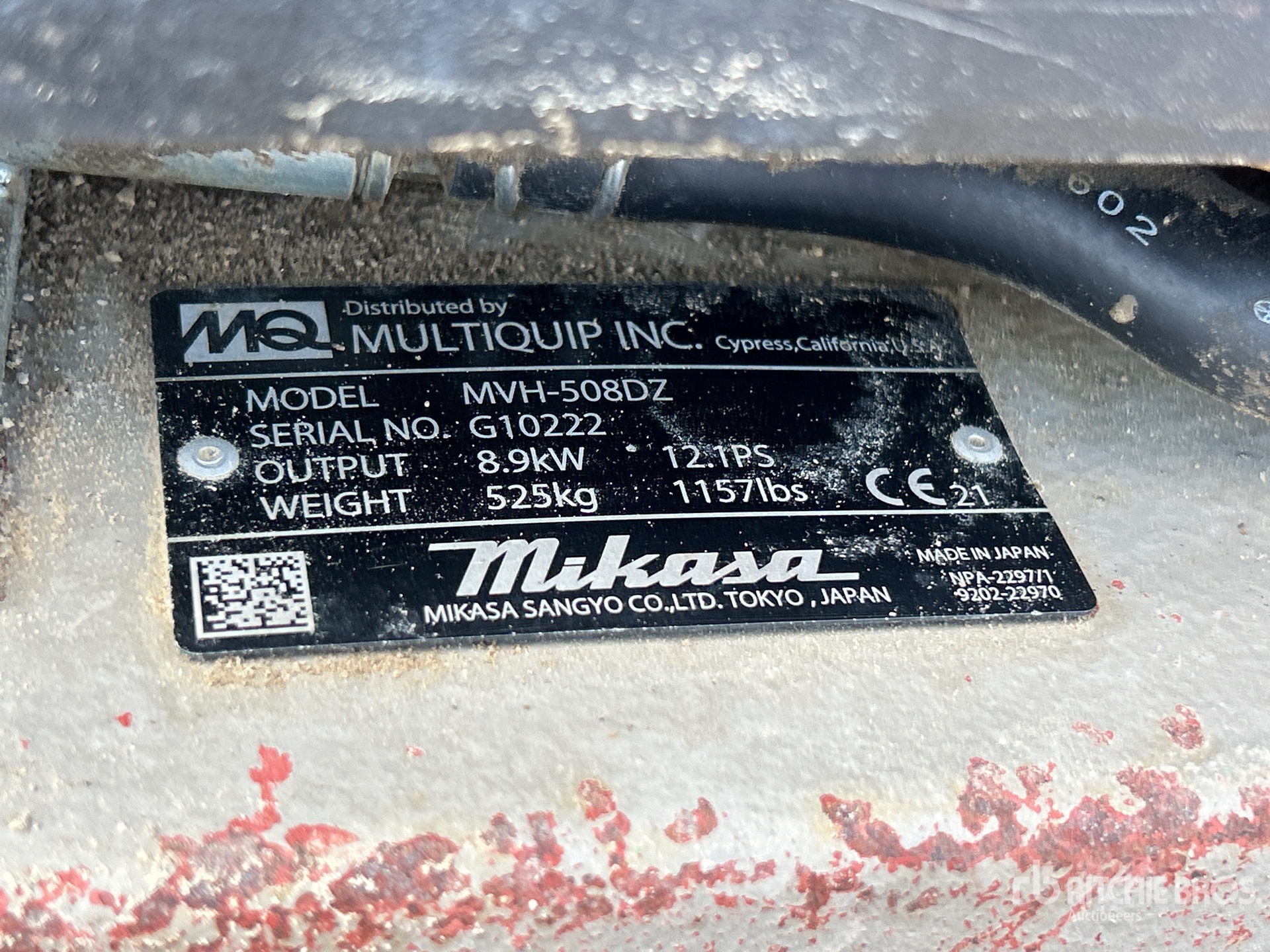 2021 Mikasa MVH508DZ