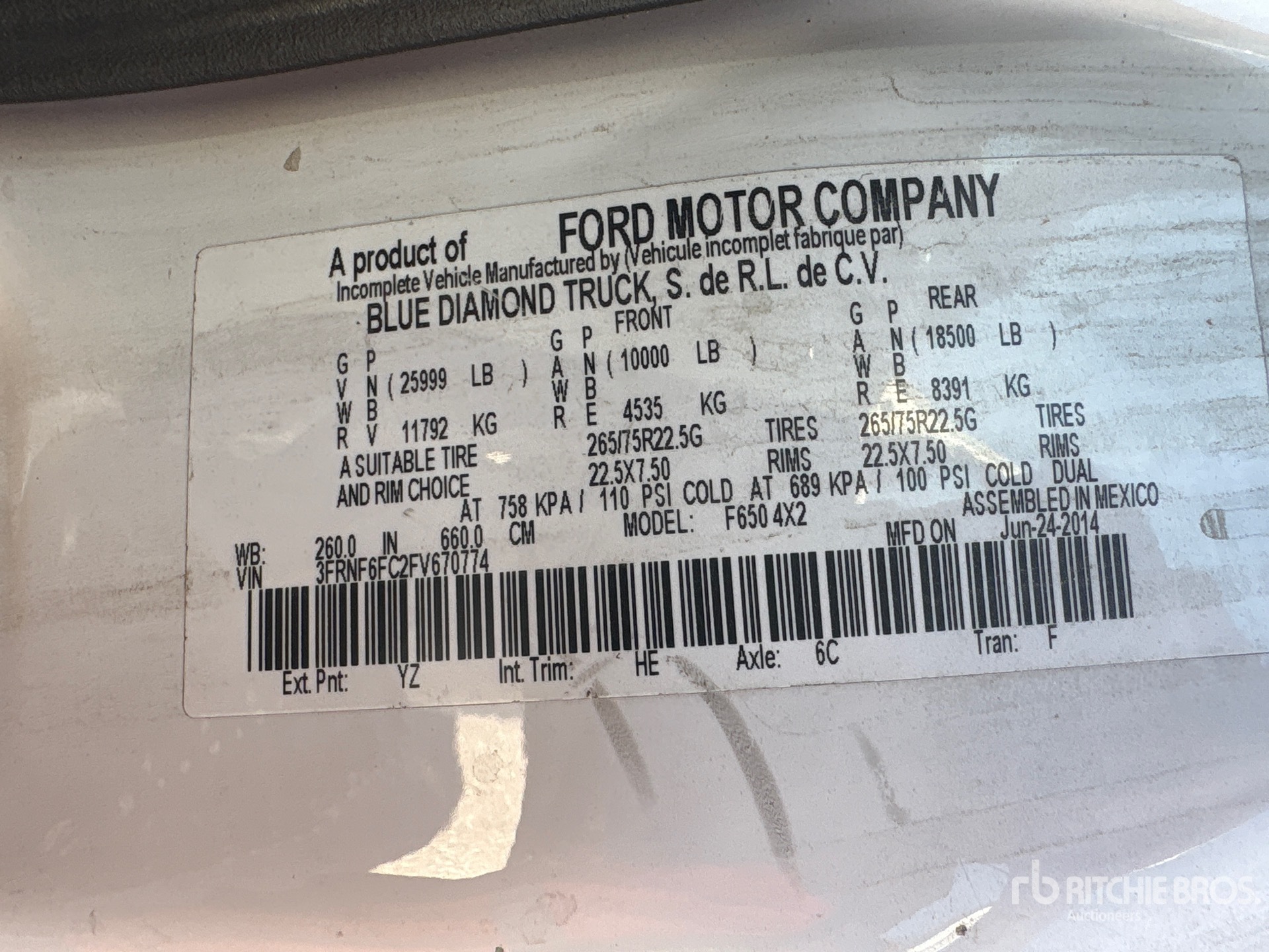 2015 Ford F-650