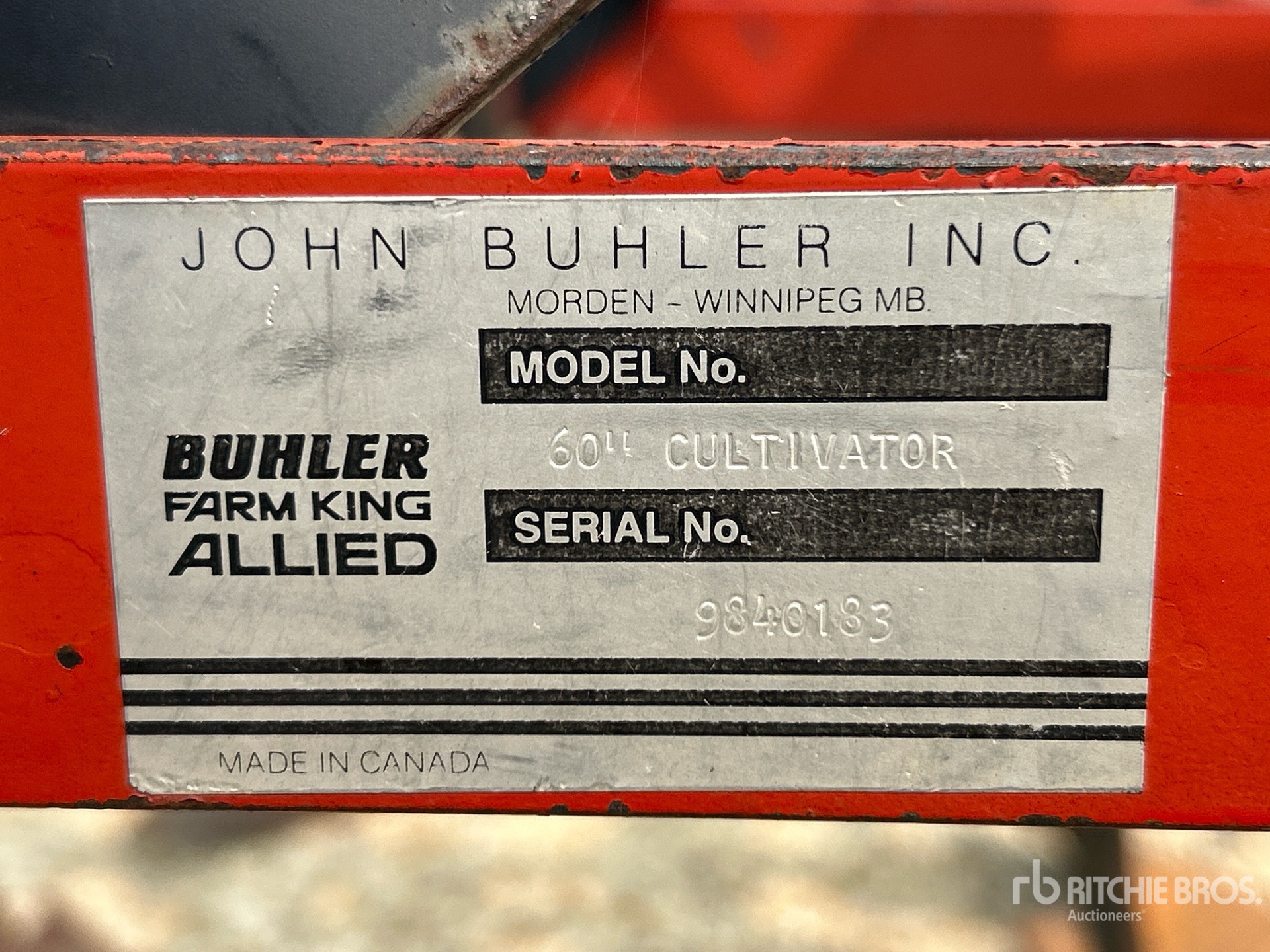Buhler 60 INCH 3 POINT