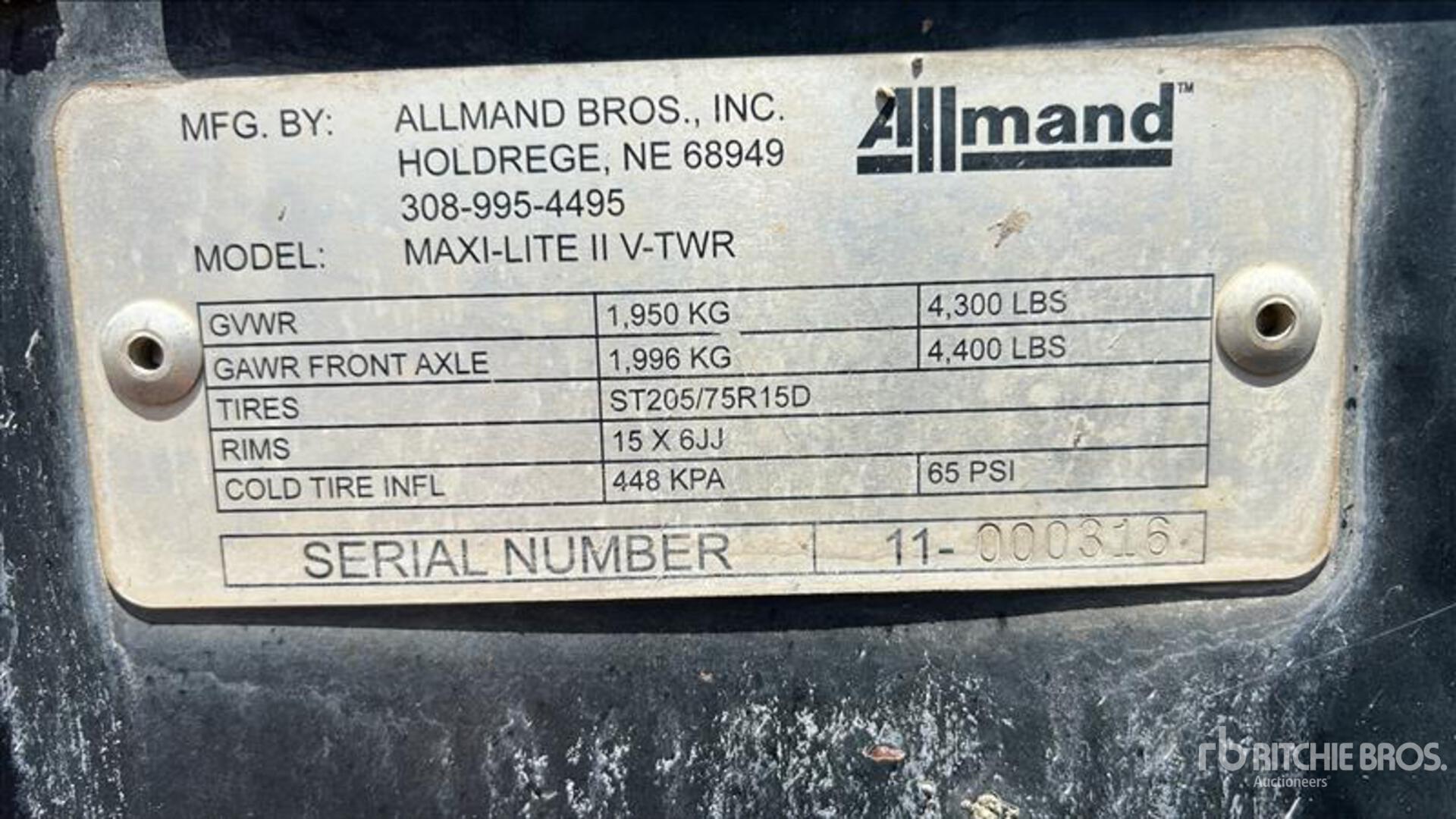 General Appearance with Unit Serial Number