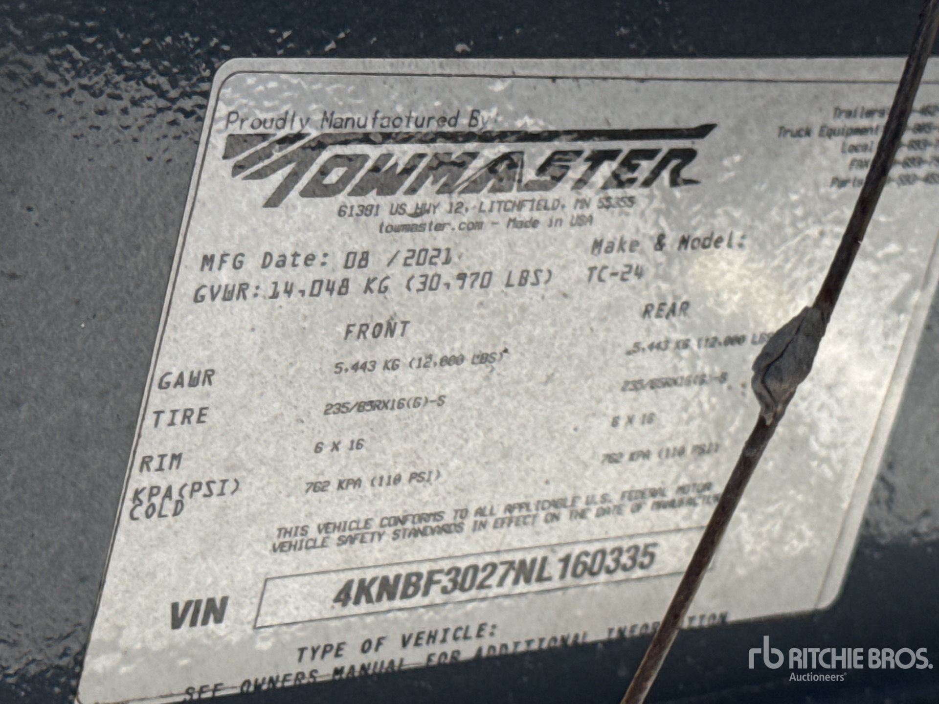 2022 Towmaster T/A