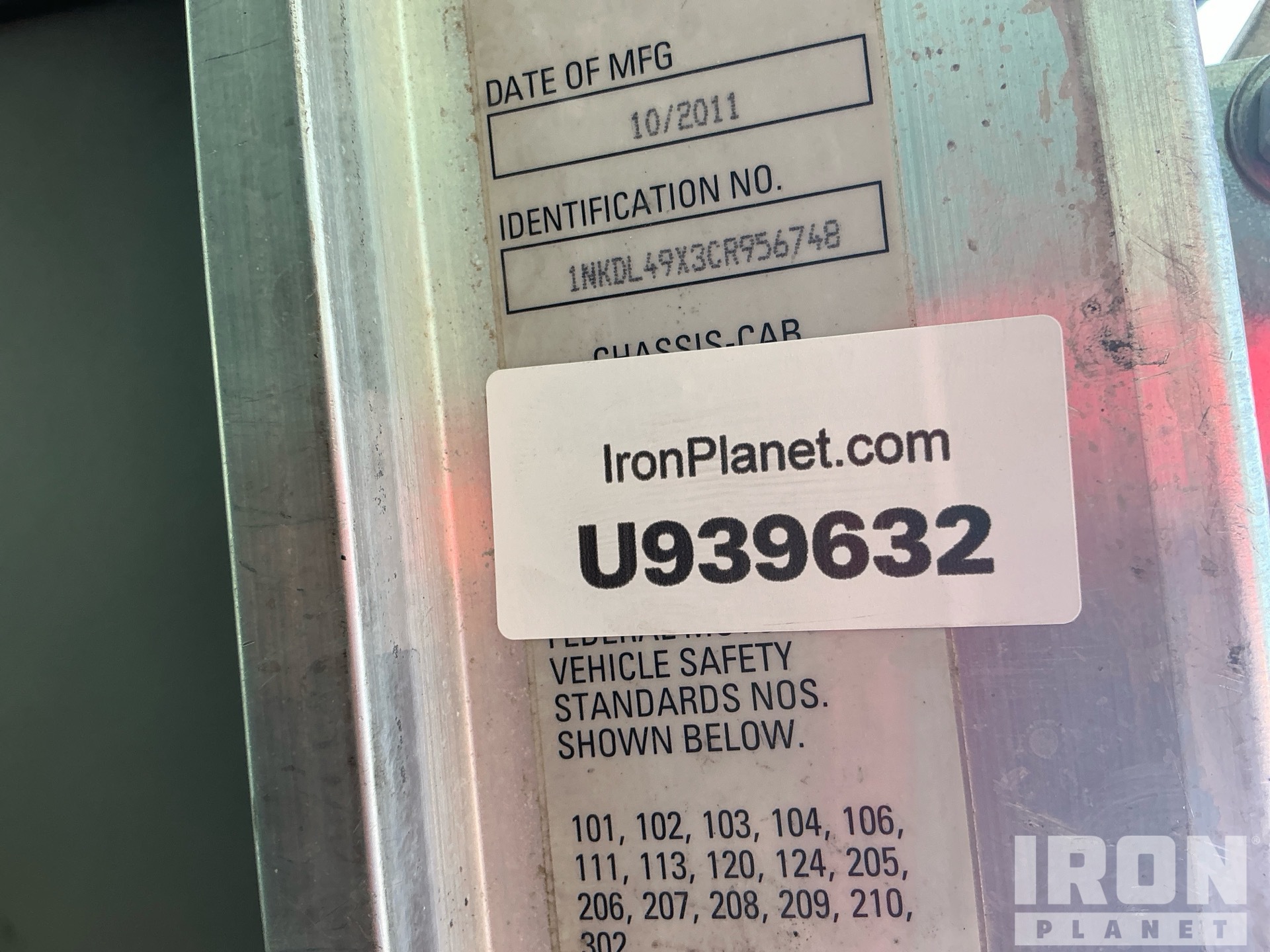 2012 Kenworth T-800