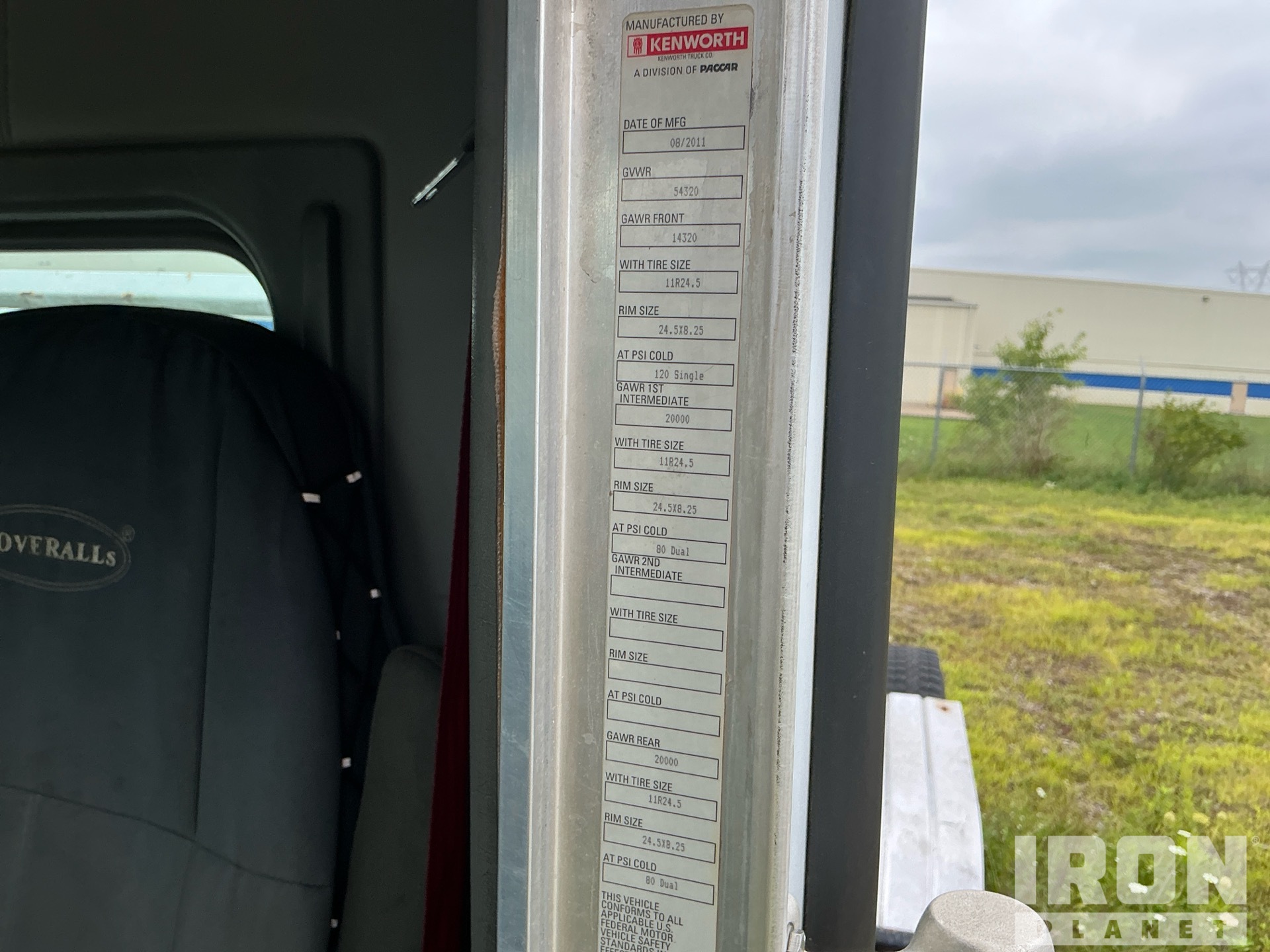 2012 Kenworth T800