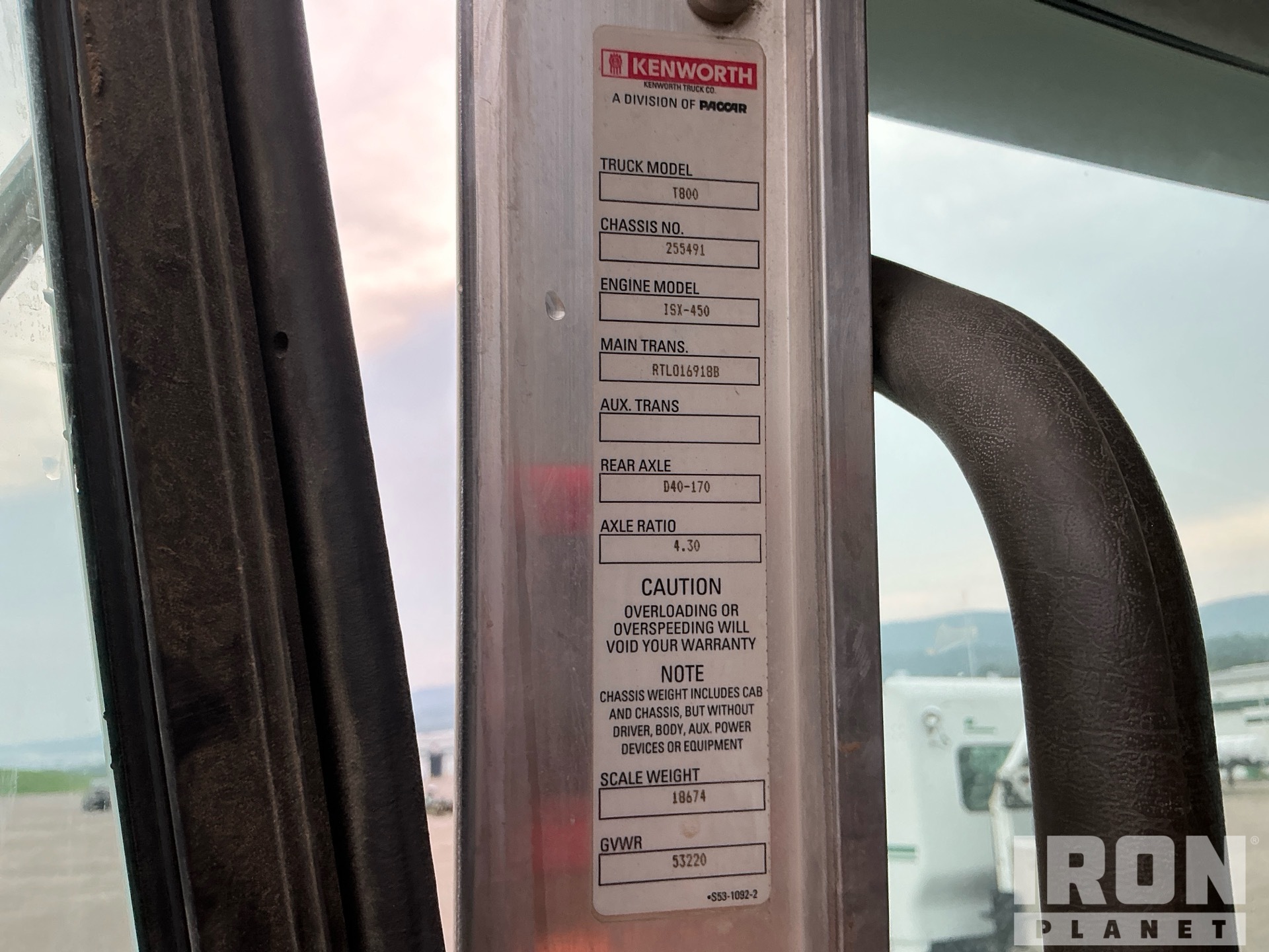 2009 Kenworth T800