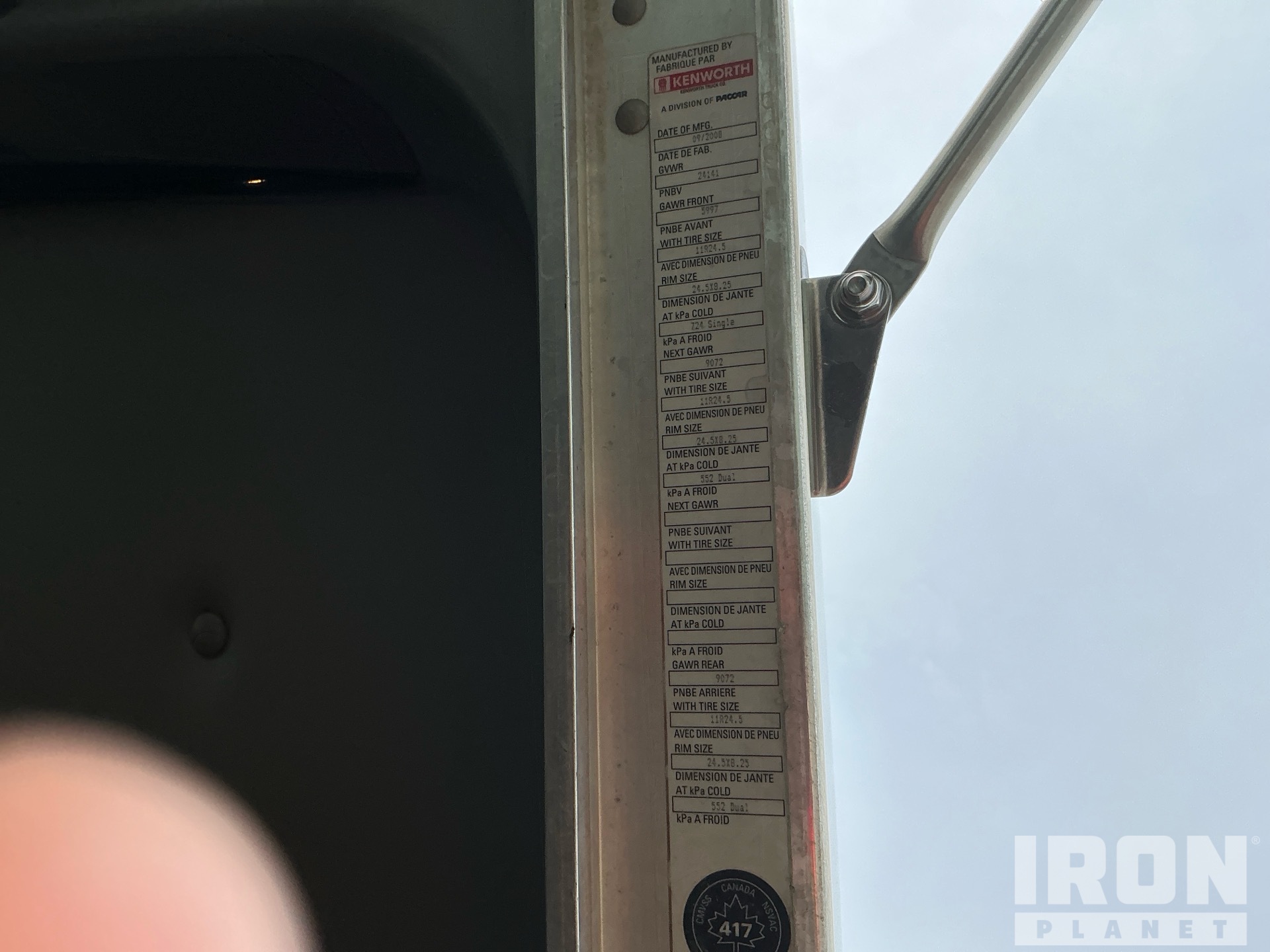 2009 Kenworth T800