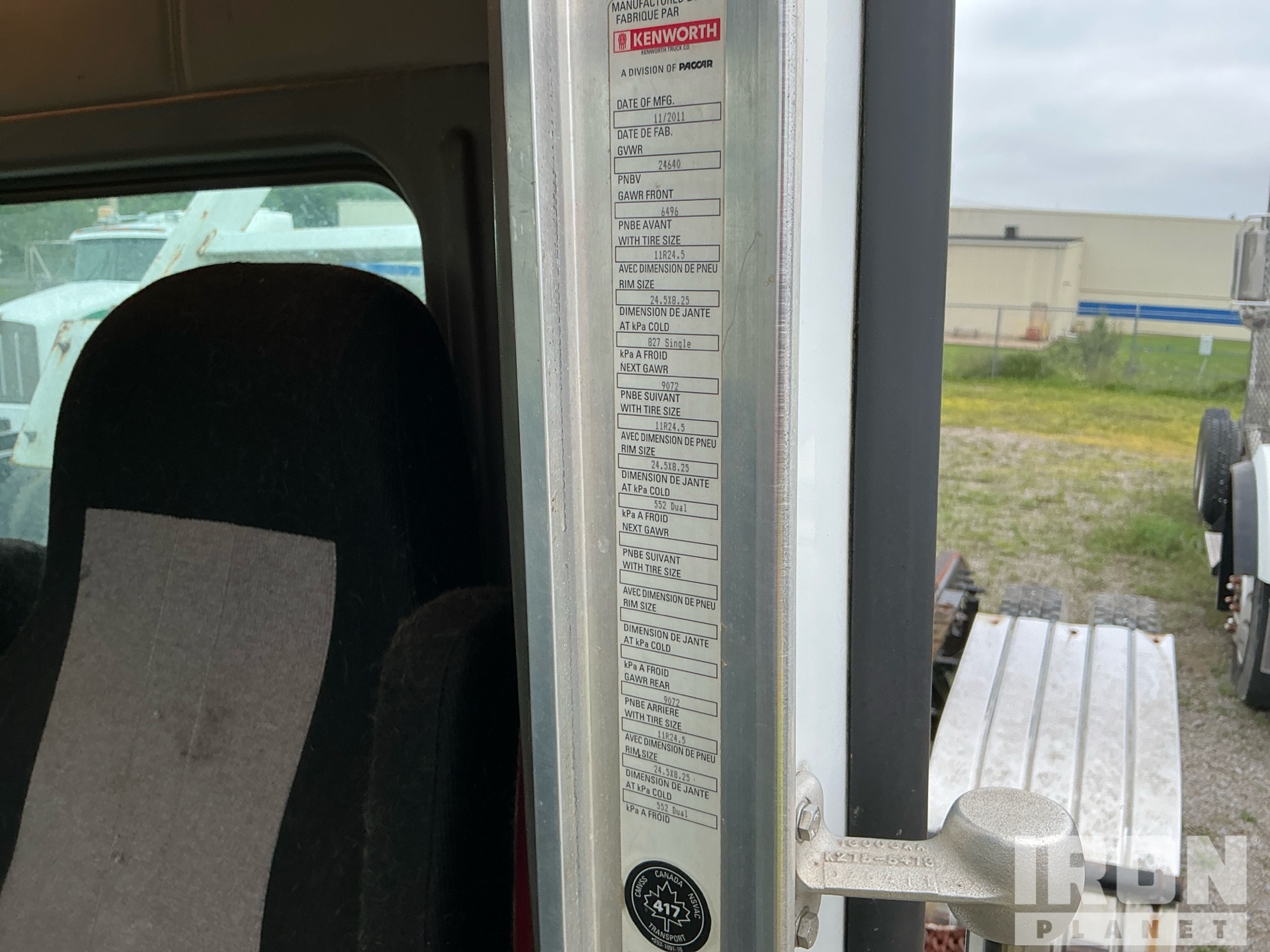 2012 Kenworth T800