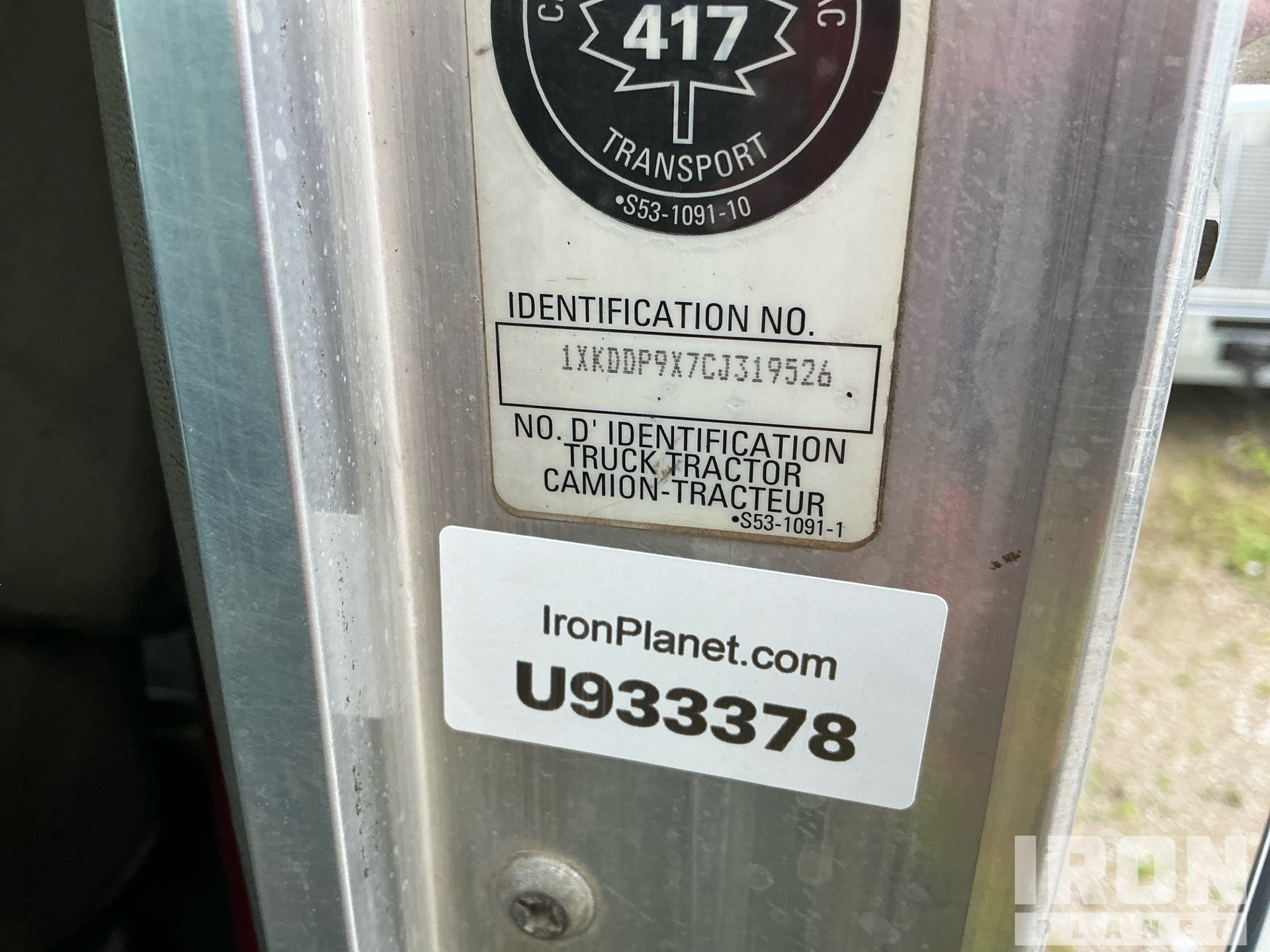 2012 Kenworth T800