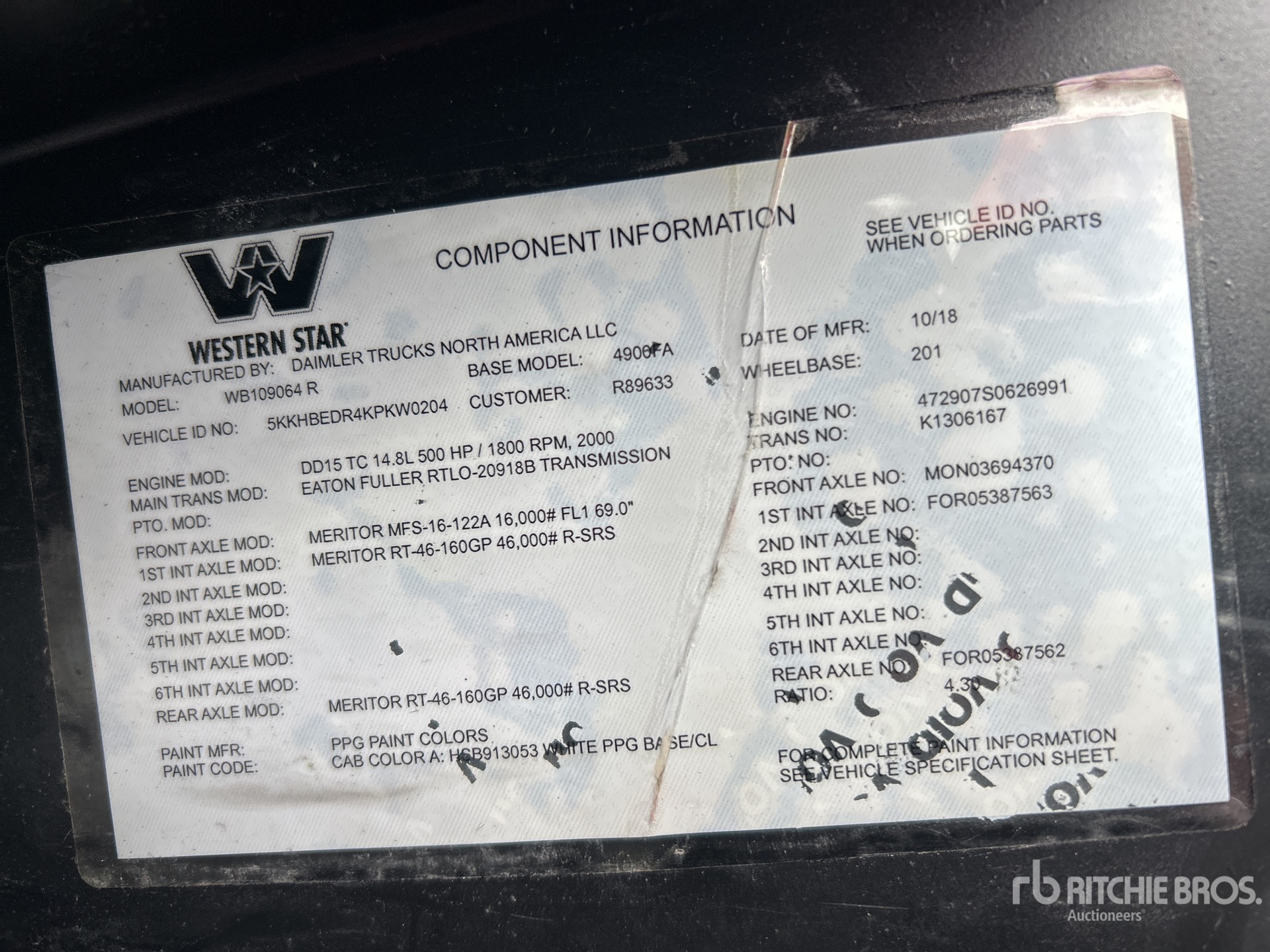 2021 Western Star 4800FS/2