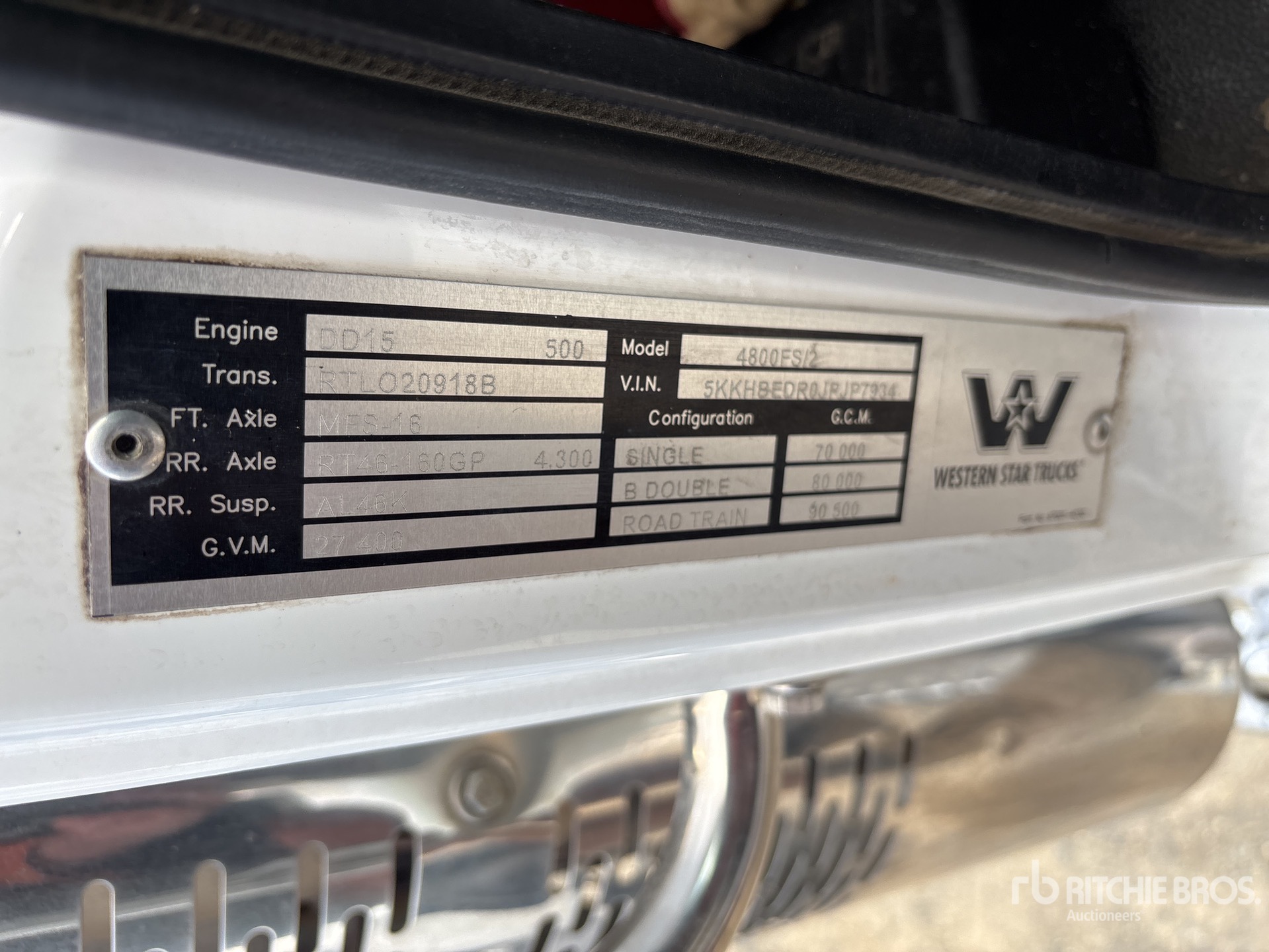 2017 Western Star 4800