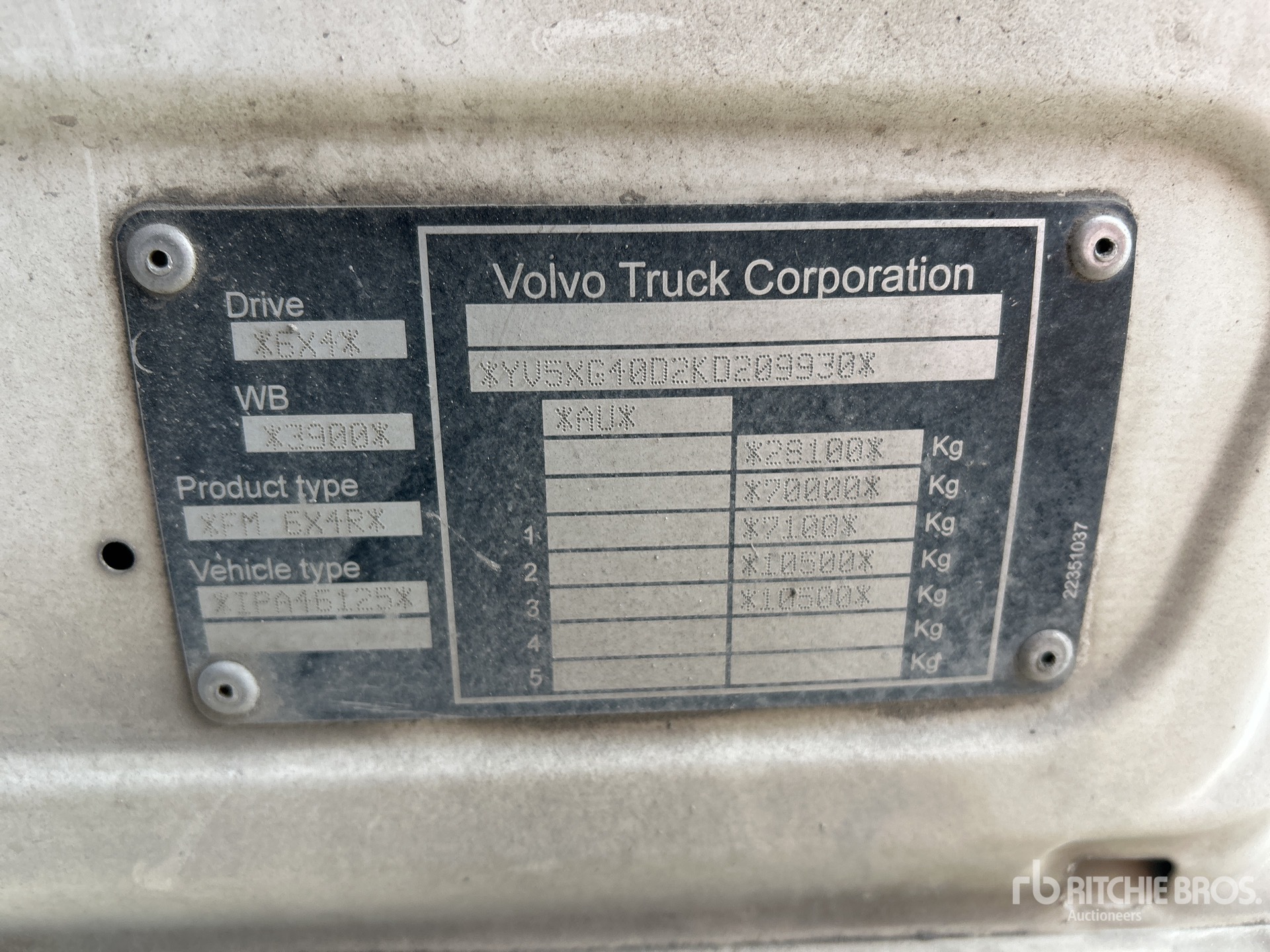 2019 Volvo FM540