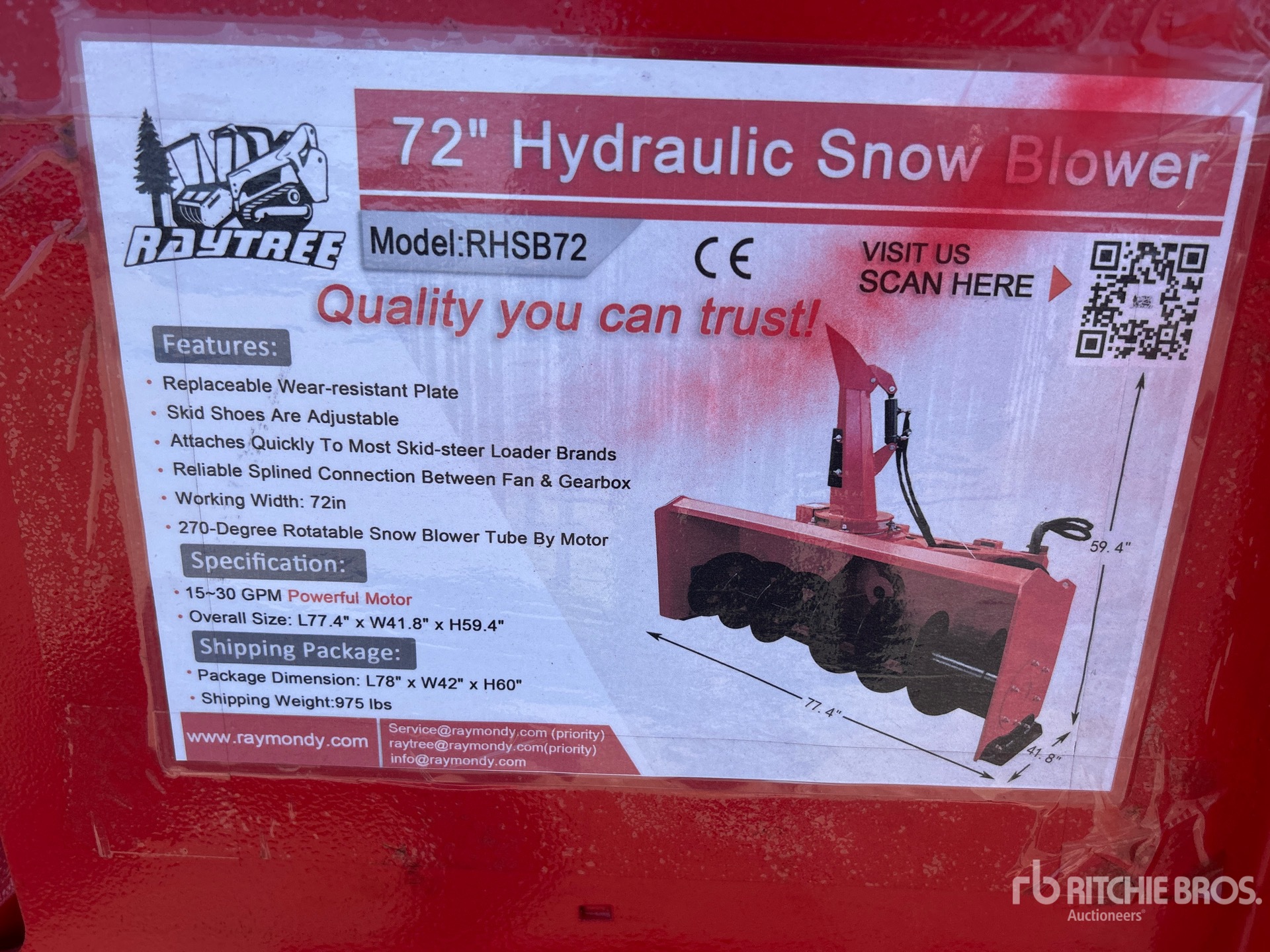 2026 RAYTREE RHSB72
