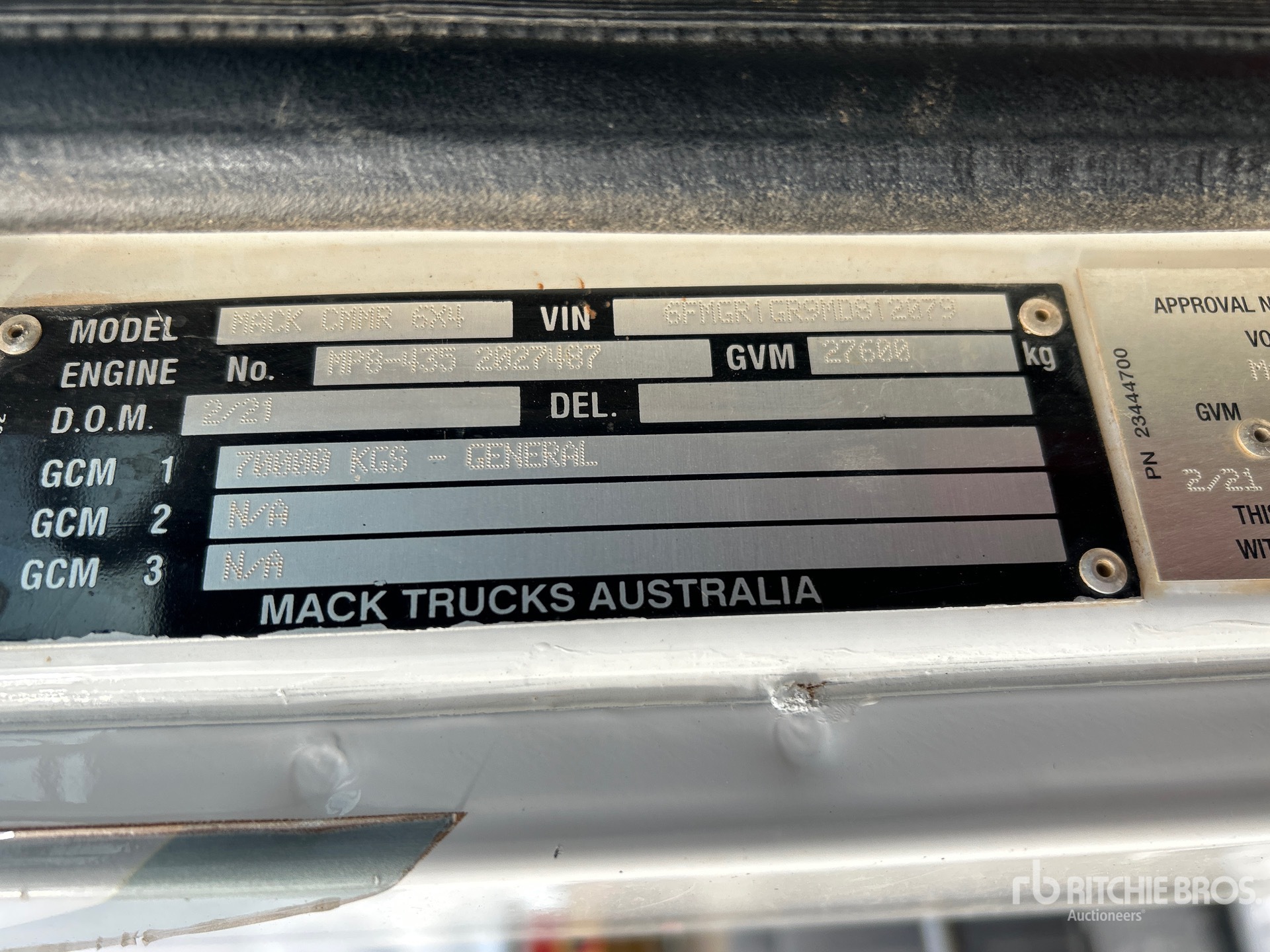 2021 Mack CMMR GRANITE