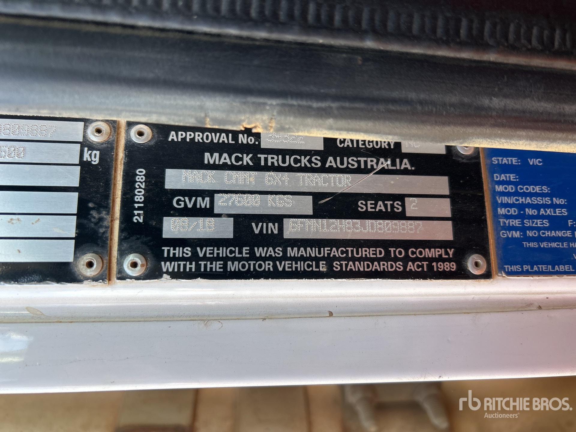 2018 Mack CMMT GRANITE