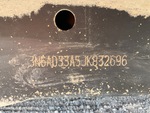 General Appearance with Frame Stamp Serial Number/VIN Photo
