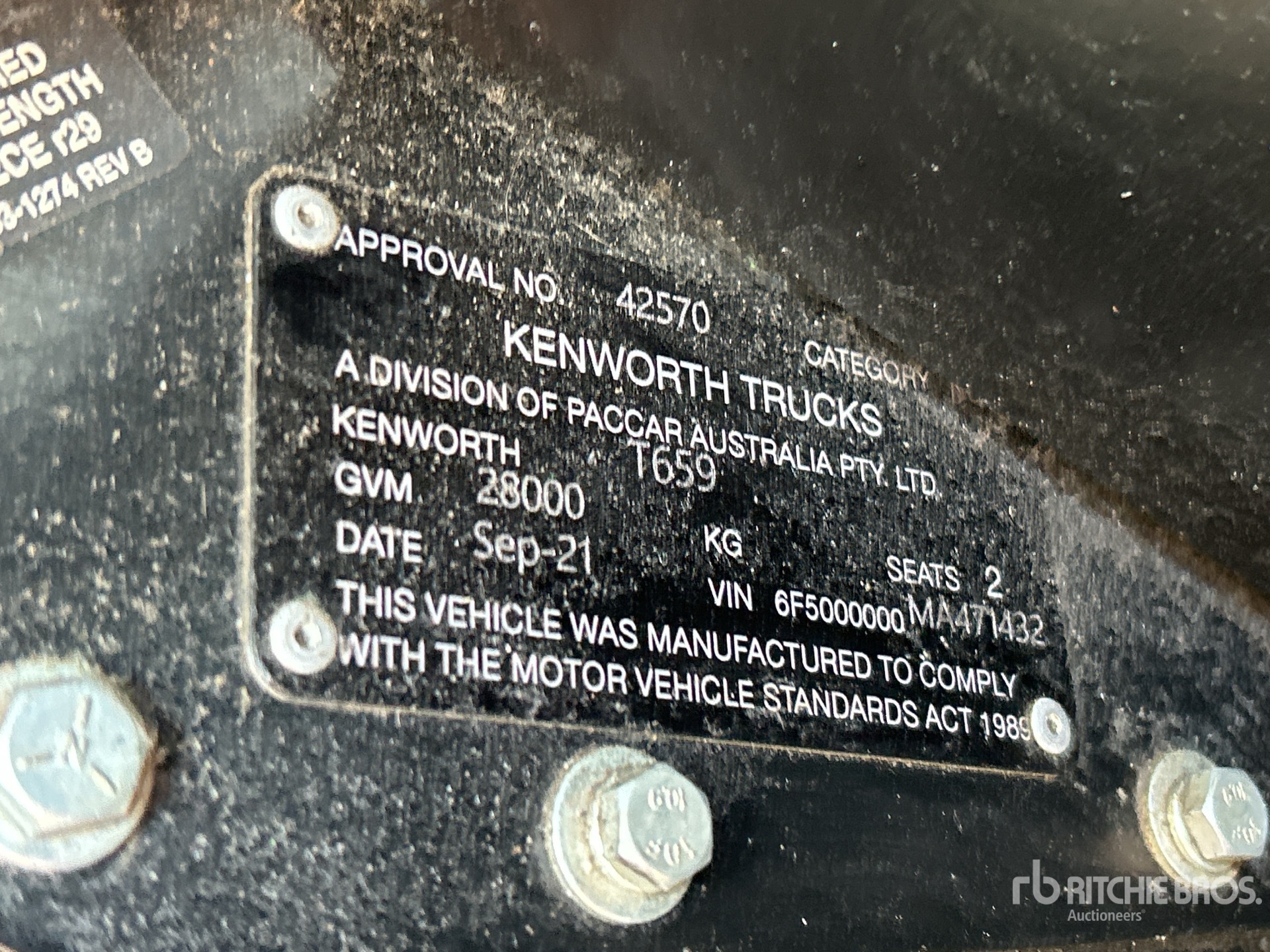 2021 Kenworth T659