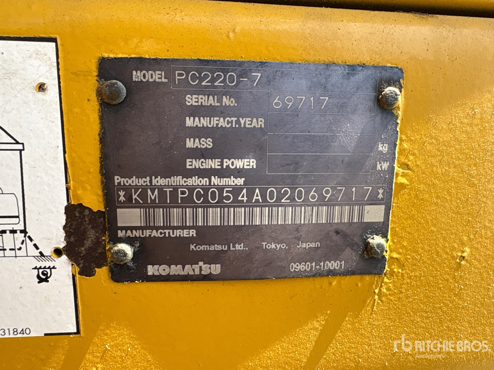 2012 Komatsu PC220-7