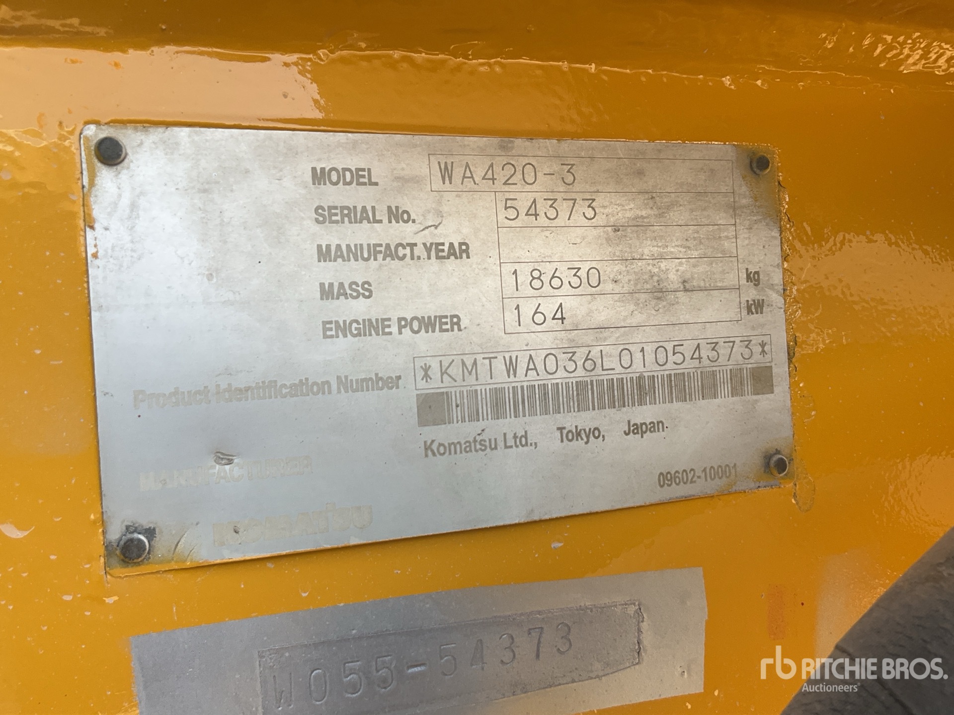 2004 Komatsu WA420-3