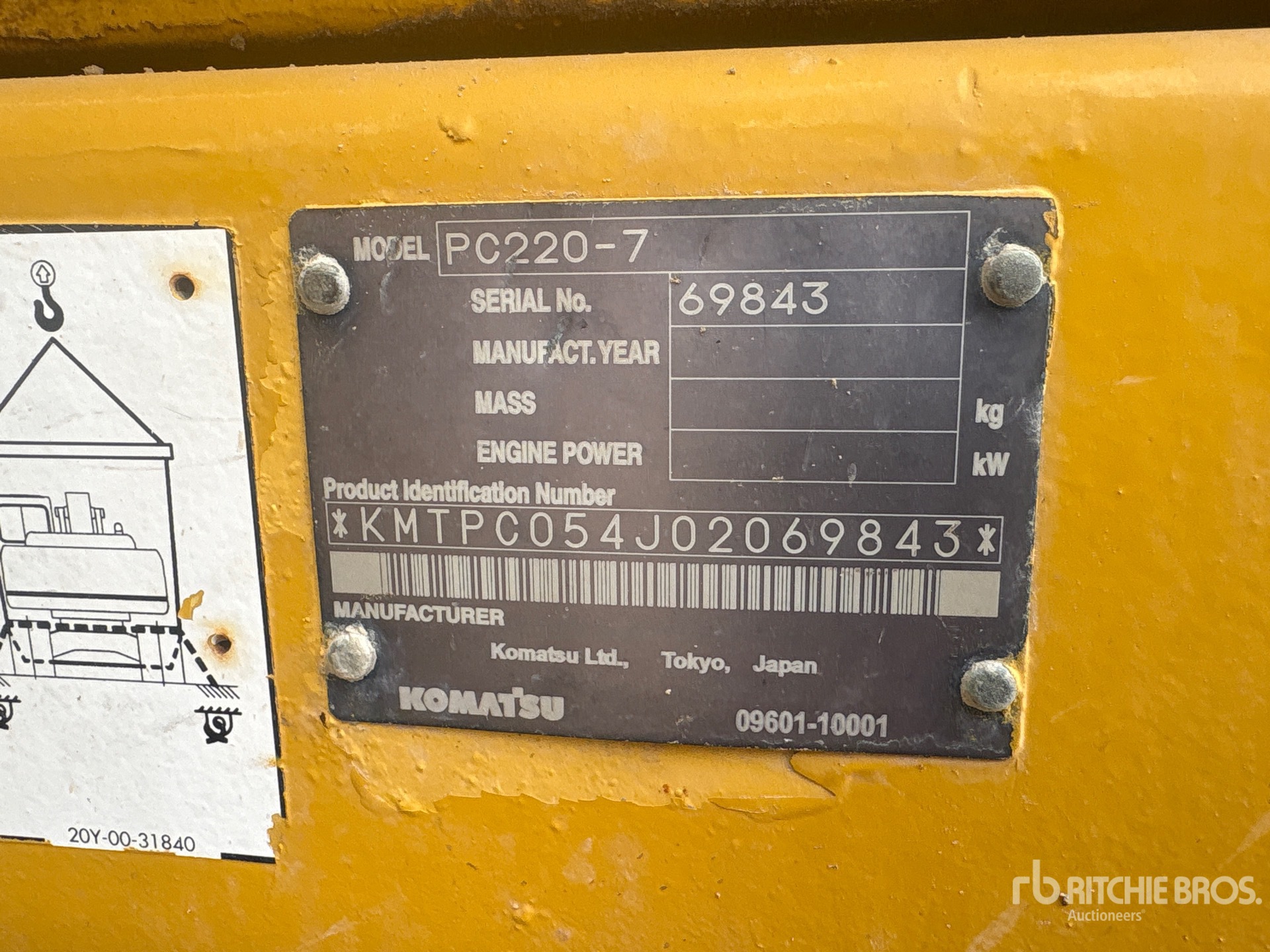 2012 Komatsu PC220-7