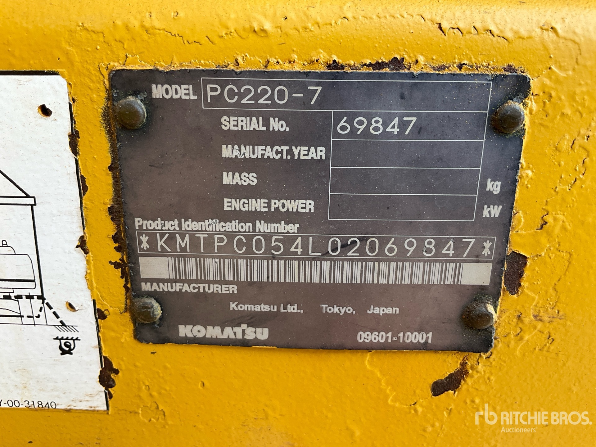 2012 Komatsu PC220-7