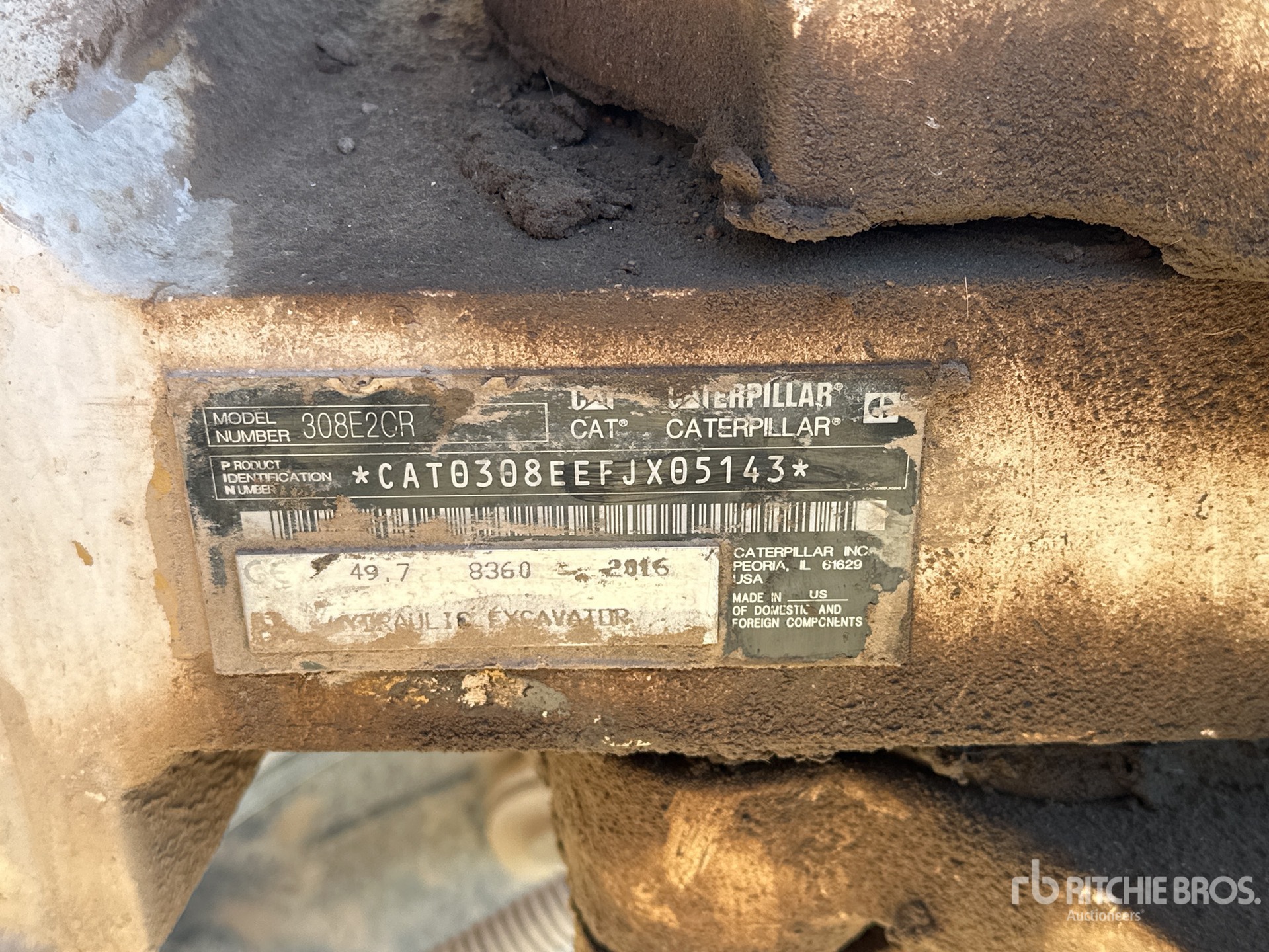 2016 Caterpillar 308E2 CR