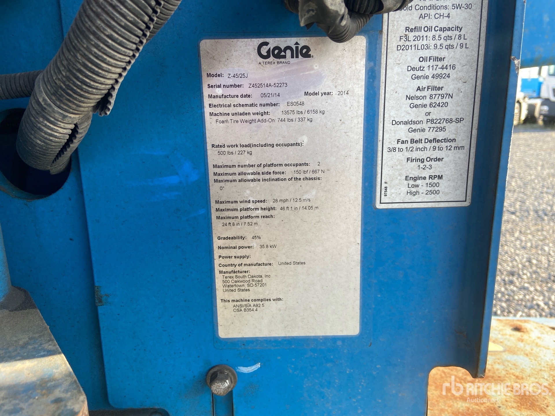 2014 Genie Z-45/25J