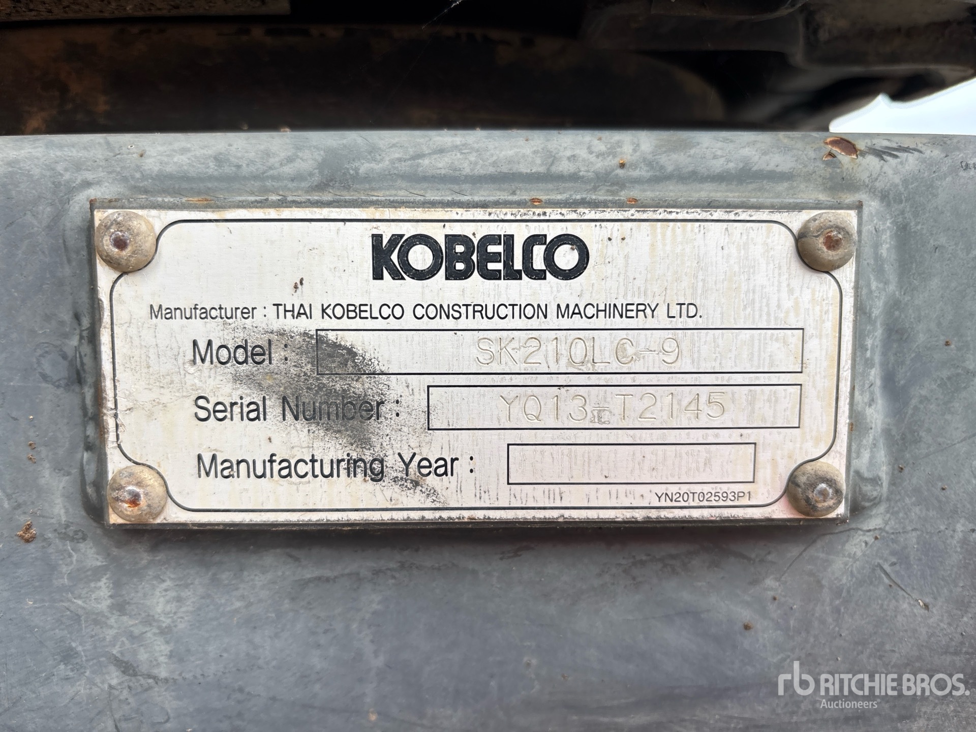 2014 Kobelco SK210 LC-9