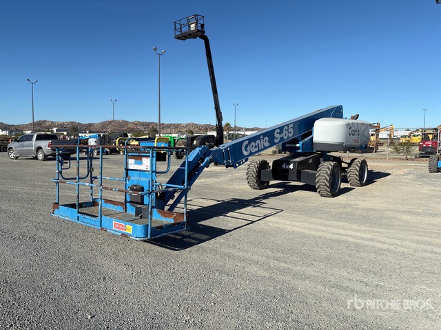 2018 Genie S-65 4wd Diesel Telescopic Boom Lift