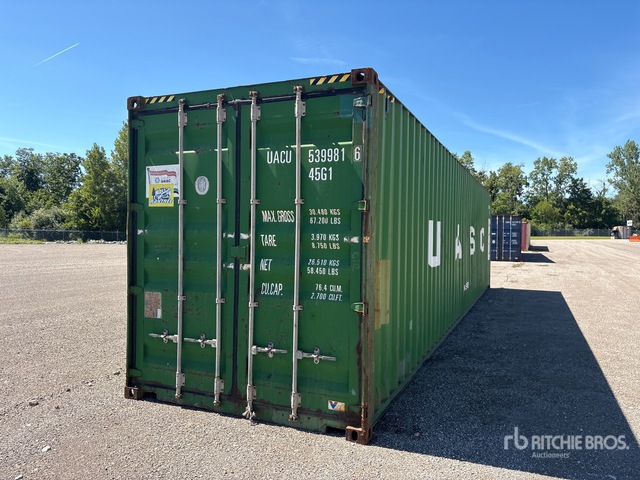 2010 CICU 40HQ Storage Container