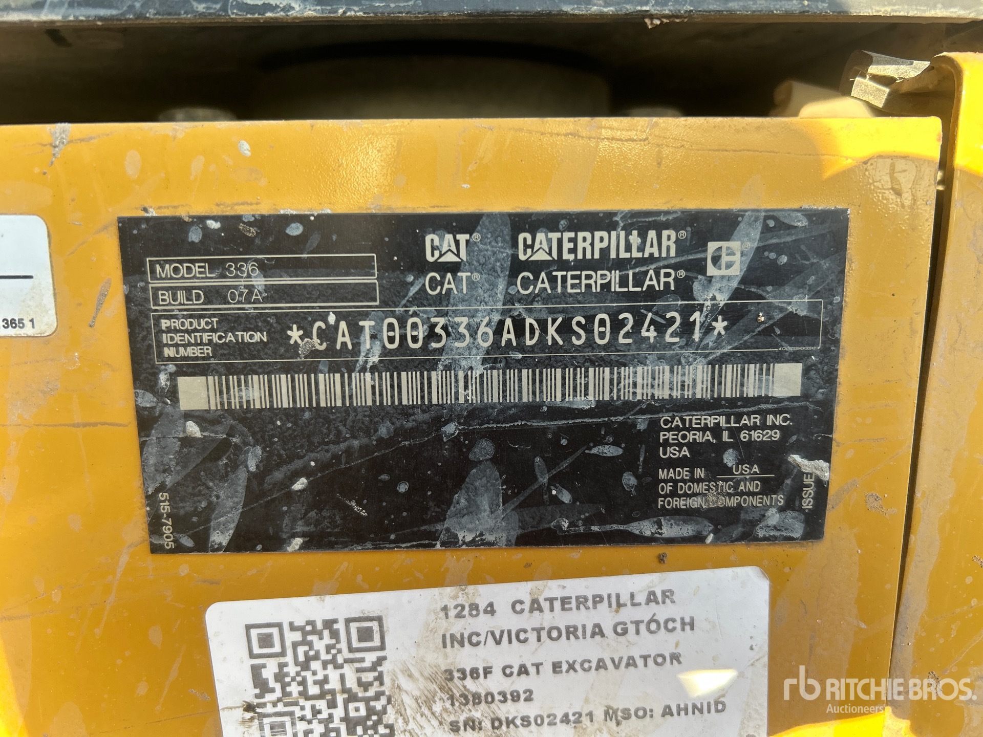 2020 Caterpillar 336