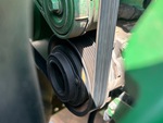 Engine with A/C Compressor