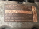 Engine with Emission Label