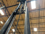 Chassis Lift with Carriage Rollers and Guides
