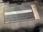 Engine with Emission Label
