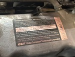 Engine with Emission Label